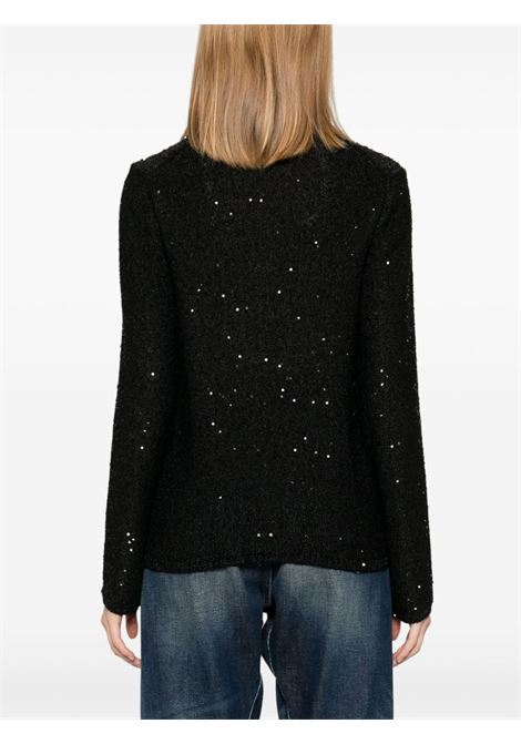 Black sequin-embellished sweater Comme des garcons - women COMME DES GARCONS COMME DES GARCONS | RNN5141